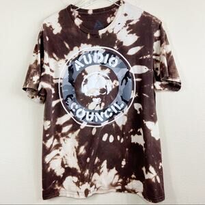Audio Counsel Custom Bleached Distressed Tee Sz L